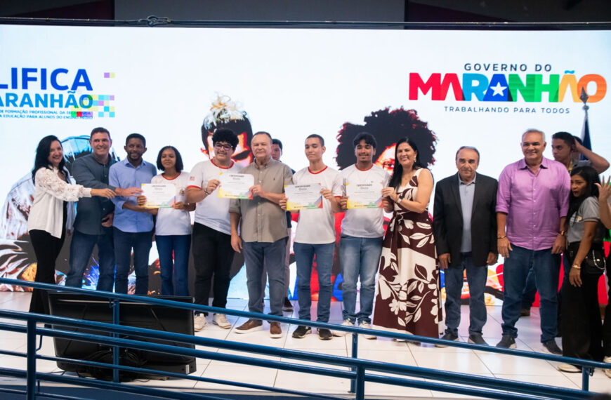 Governador Carlos Brandão certifica 375 estudantes pelo Qualifica Maranhão em Imperatriz