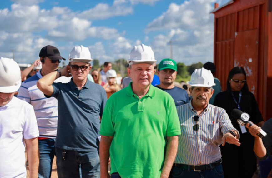 Governador Carlos Brandão vistoria obras em rodovias estaduais de Santa Inês e São Luís Gonzaga do Maranhão