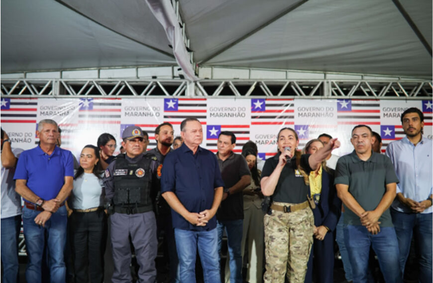 Governador Carlos Brandão entrega novas viaturas às polícias Civil e Militar para reforçar a segurança em São Luís e 19 municípios