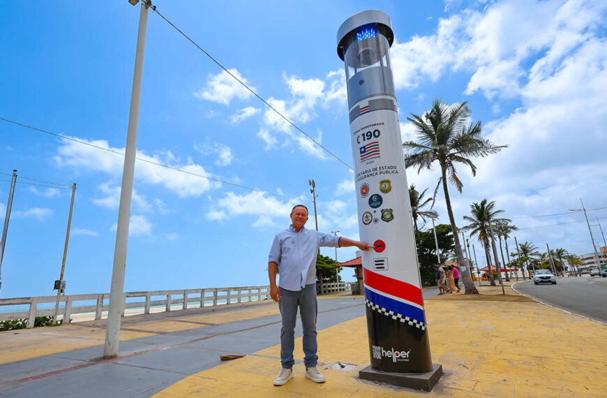 Brandão fala sobre a instalação de 33 totens de segurança em São Luís