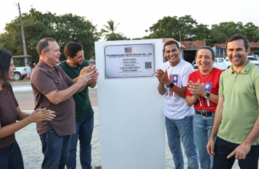 Governador Carlos Brandão entrega 66 km da MA-225 e encurta distância entre Urbano Santos e Barreirinhas
