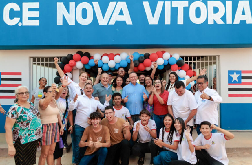 Governador Carlos Brandão entrega em Imperatriz obras de macrodrenagem, pavimentação, Centro de Ensino Nova Vitória e 52 motocicletas do Avança Maranhão