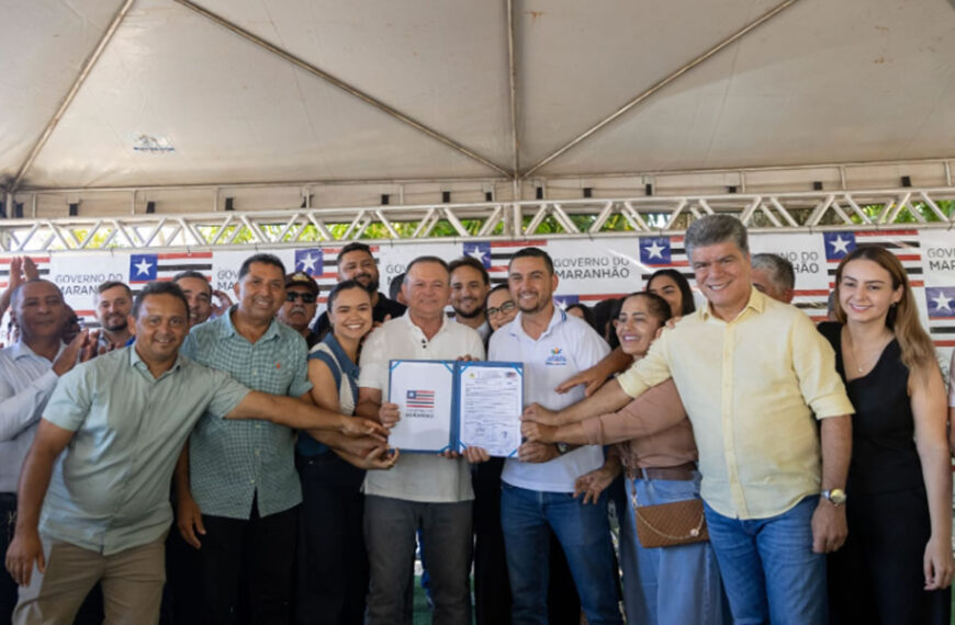 Governador Carlos Brandão assina ordem de serviço para obras de recuperação da MA-138, entre São Pedro dos Crentes e Feira Nova do Maranhão