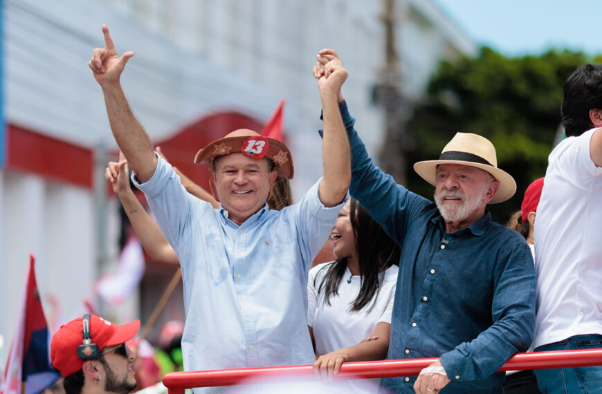 Brandão acompanha Lula em grande caminhada pelo Centro Histórico de São Luís