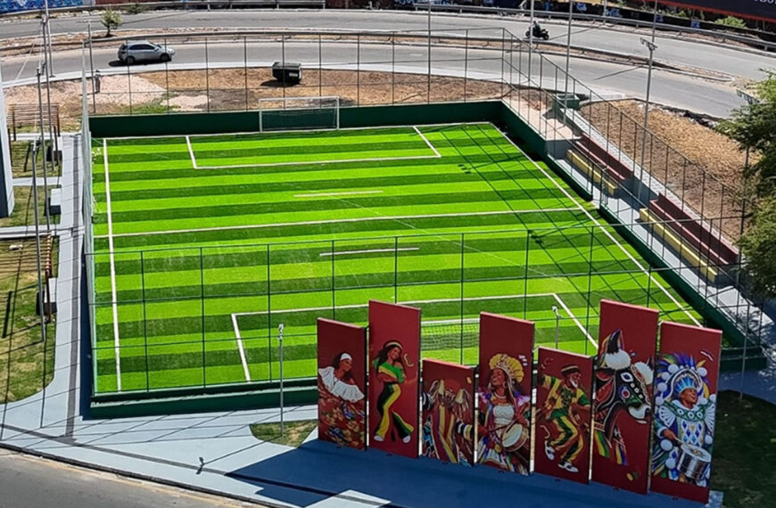 Carlos Brandão inaugura Arena Genivaldo Silva, na Camboa, em São Luís
